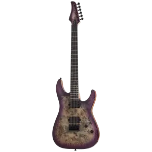 Schecter C-6 Pro Elektro Gitar (Aurora Burst) - 1