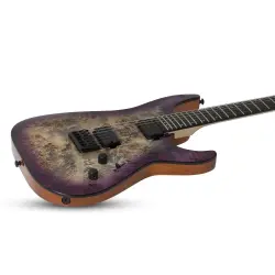 Schecter C-6 Pro Elektro Gitar (Aurora Burst) - 2