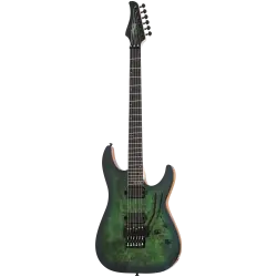 Schecter C-6 Pro FR Elektro Gitar (Aqua Burst) - 1