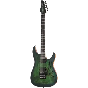 Schecter C-6 Pro FR Elektro Gitar (Aqua Burst) - 1