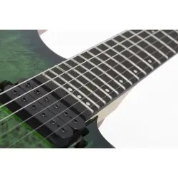 Schecter C-6 Pro FR Elektro Gitar (Aqua Burst) - 9
