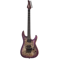 Schecter C-6 Pro FR Elektro Gitar (Aurora Burst) - 1