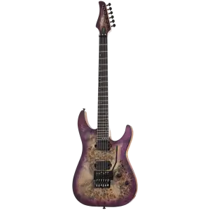 Schecter C-6 Pro FR Elektro Gitar (Aurora Burst) - 1