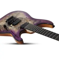Schecter C-6 Pro FR Elektro Gitar (Aurora Burst) - 12