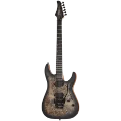 Schecter C-6 Pro FR Elektro Gitar (Charcoal Burst) - 1