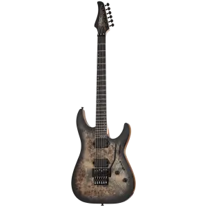 Schecter C-6 Pro FR Elektro Gitar (Charcoal Burst) - 1