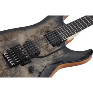 Schecter C-6 Pro FR Elektro Gitar (Charcoal Burst) - 7