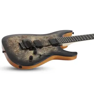 Schecter C-6 Pro FR Elektro Gitar (Charcoal Burst) - 8