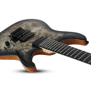 Schecter C-6 Pro FR Elektro Gitar (Charcoal Burst) - 11