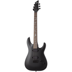 Schecter Damien-6 Elektro Gitar (Satin Black) - 1