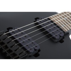 Schecter Damien-6 Elektro Gitar (Satin Black) - 4