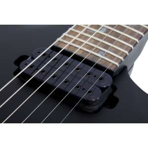 Schecter Damien-6 Elektro Gitar (Satin Black) - 5