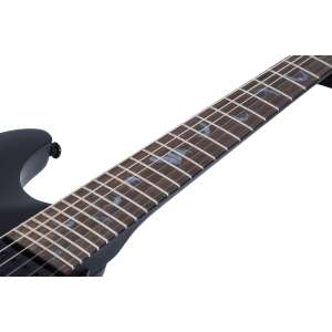 Schecter Damien-6 Elektro Gitar (Satin Black) - 10