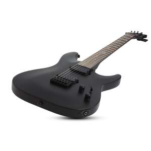 Schecter Damien-6 Elektro Gitar (Satin Black) - 12