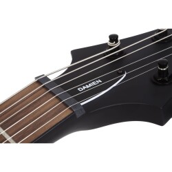 Schecter Damien-6 Elektro Gitar (Satin Black) - 13