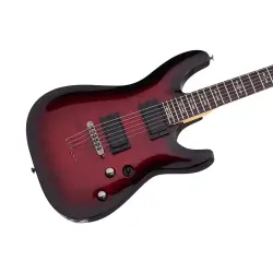 Schecter Demon-6 Elektro Gitar (Crimson Red Burst) - 4