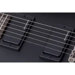 Schecter Demon-6 LH Solak Elektro Gitar (Satin Black) - 6