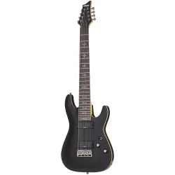 Schecter Demon-8 Elektro Gitar (Aged Black Satin) - 1