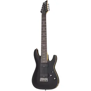 Schecter Demon-8 Elektro Gitar (Aged Black Satin) - 1