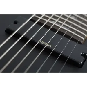 Schecter Demon-8 Elektro Gitar (Aged Black Satin) - 3