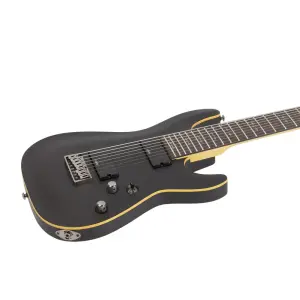 Schecter Demon-8 Elektro Gitar (Aged Black Satin) - 5