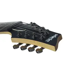 Schecter Demon-8 Elektro Gitar (Aged Black Satin) - 6