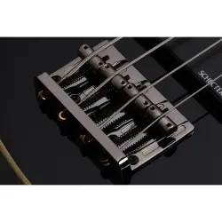 Schecter Omen-4 Bas Gitar (Gloss Black) - 3