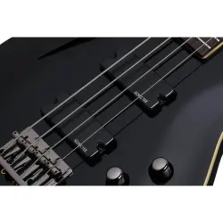 Schecter Omen-4 Bas Gitar (Gloss Black) - 4