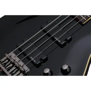 Schecter Omen-4 Bas Gitar (Gloss Black) - 4