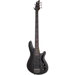 Schecter Omen-5 Bas Gitar (Gloss Black) - 1
