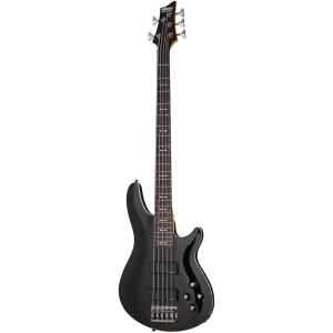 Schecter Omen-5 Bas Gitar (Gloss Black) - 1