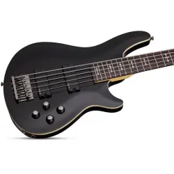 Schecter Omen-5 Bas Gitar (Gloss Black) - 3