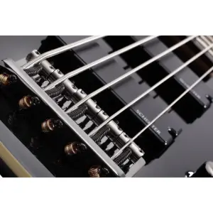 Schecter Omen-5 Bas Gitar (Gloss Black) - 11