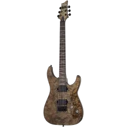 Schecter Omen Elite-6 Elektro Gitar (Charcoal) - 1