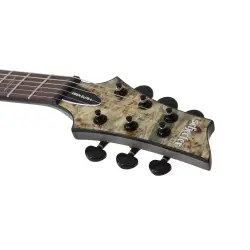 Schecter Omen Elite-6 Elektro Gitar (Charcoal) - 8