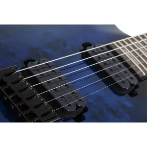 Schecter Omen Elite-6 Elektro Gitar (See Thru Blue Burst) - 3