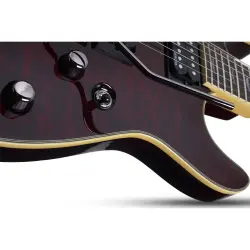 Schecter Omen Extreme-6 FR Elektro Gitar (Black Cherry) - 5