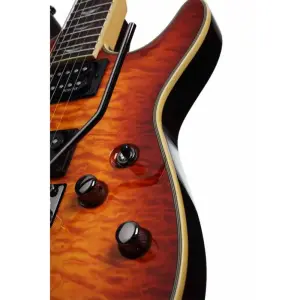 Schecter Omen Extreme-6 FR Elektro Gitar (Vintage Sunburst) - 2