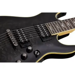 Schecter Omen Extreme-7 Elektro Gitar (See-Thru Black) - 4