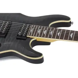 Schecter Omen Extreme-7 Elektro Gitar (See-Thru Black) - 8