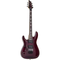 Schecter Omen Extreme-FR LH Solak Elektro Gitar (Black Cherry) - 1