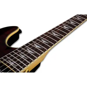 Schecter Omen Extreme-FR LH Solak Elektro Gitar (Black Cherry) - 2