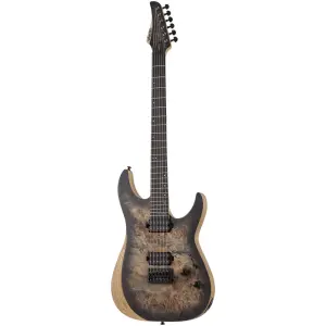 Schecter Reaper-6 Elektro Gitar (Satin Charcoal Burst) - 1