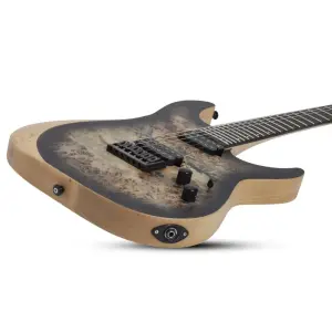Schecter Reaper-6 Elektro Gitar (Satin Charcoal Burst) - 2