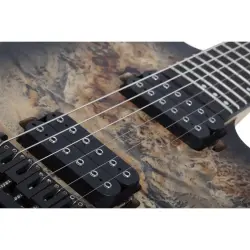 Schecter Reaper-6 Elektro Gitar (Satin Charcoal Burst) - 3