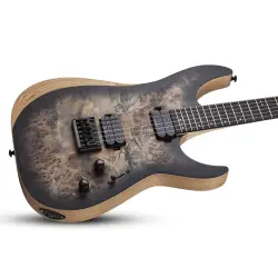 Schecter Reaper-6 Elektro Gitar (Satin Charcoal Burst) - 4