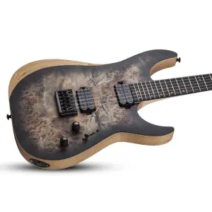 Schecter Reaper-6 Elektro Gitar (Satin Charcoal Burst) - 4
