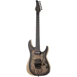 Schecter Reaper-6 FR S Elektro Gitar (Satin Charcoal Burst) - 1
