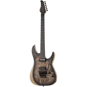 Schecter Reaper-6 FR S Elektro Gitar (Satin Charcoal Burst) - 1