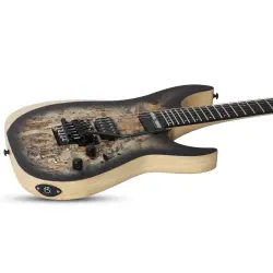 Schecter Reaper-6 FR S Elektro Gitar (Satin Charcoal Burst) - 2